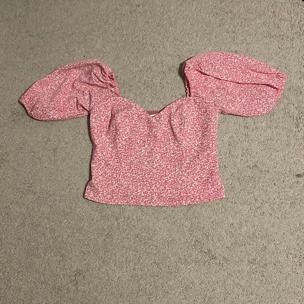 Abercrombie Puff Sleeve Top